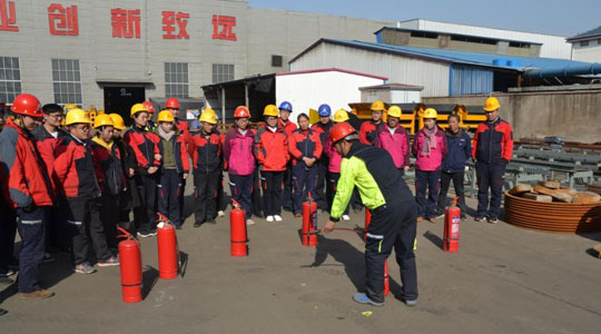山东金宝山消防演练